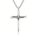 Nail Cross Necklace